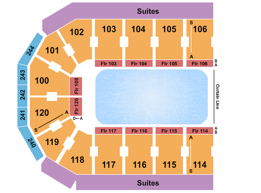 Credit Union of Texas Event Center Disney On Ice Seating Chart